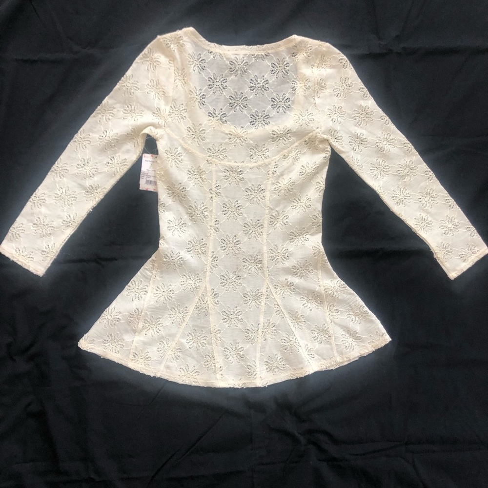 FREE PEOPLE Godet Knit Top - Picture 4 of 10